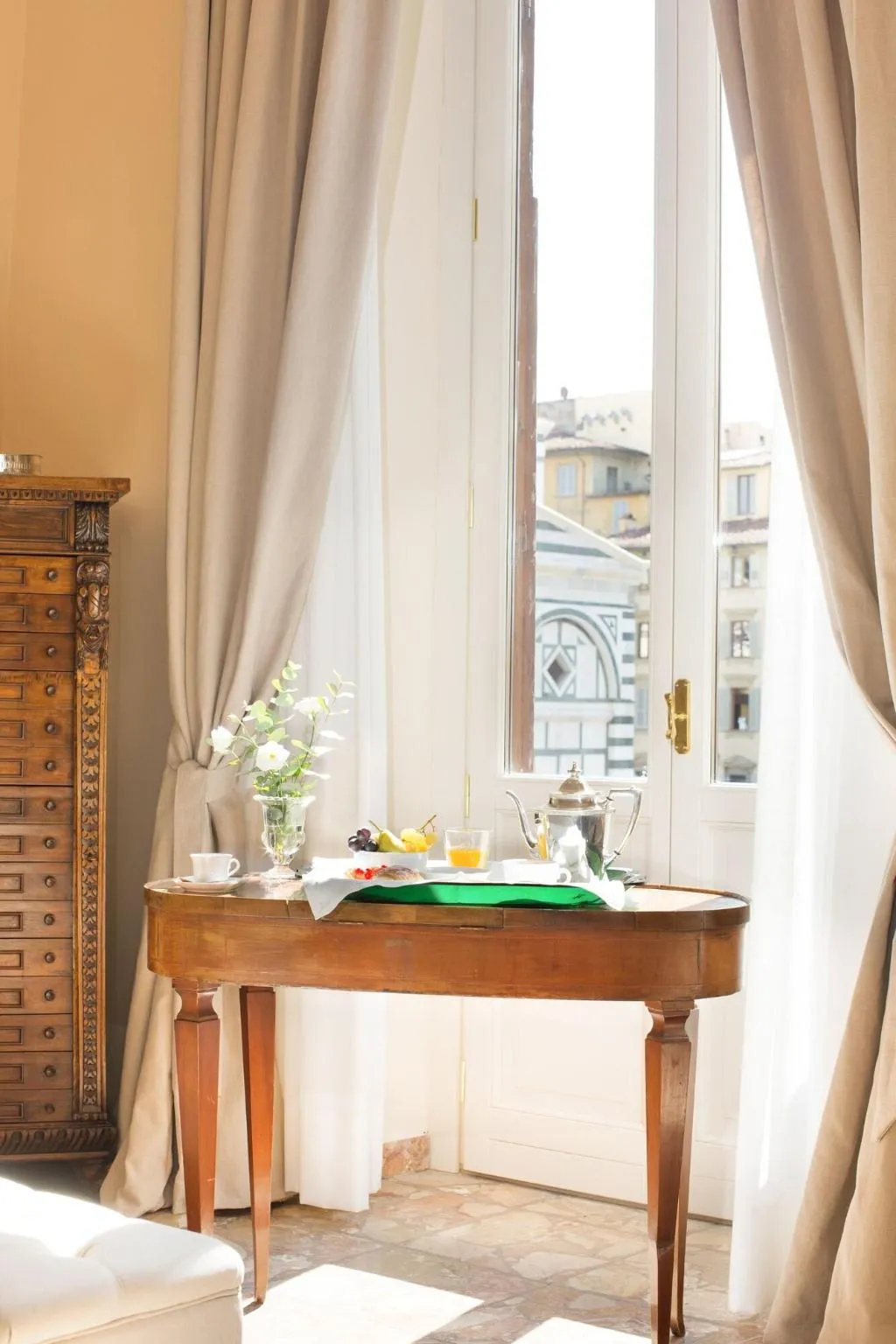 DOUBLE DELUXE WITH BALCONY Room, Cerretani Palace Luxury B&B, Florence