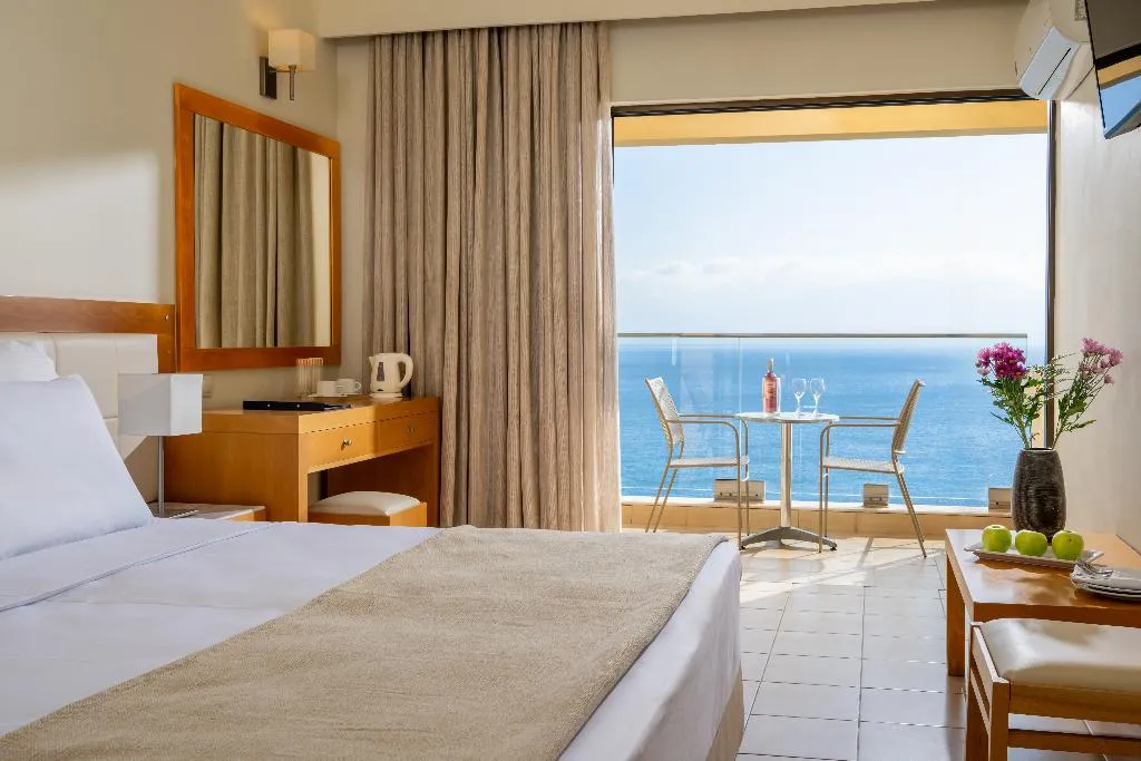 Double or Twin SEA VIEW Room, Miramare Resort & Spa, Crete