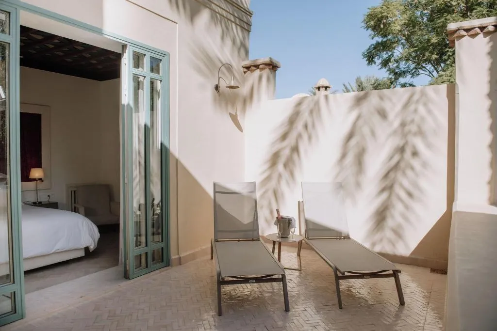 Terrace, Hotel Les Deux Tours, Marrakech