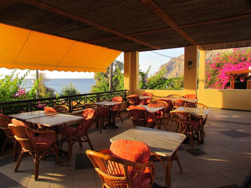 Terrace, Levante Beach, Santorini