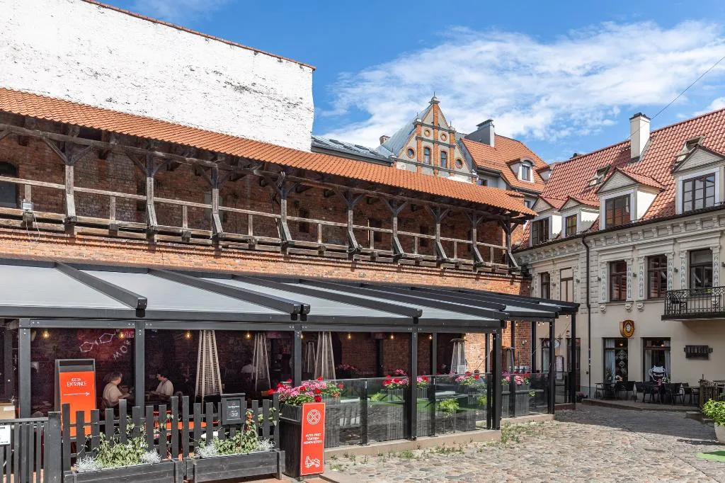 Terrace, Konventa Seta Hotel - Keystone Collection, Riga