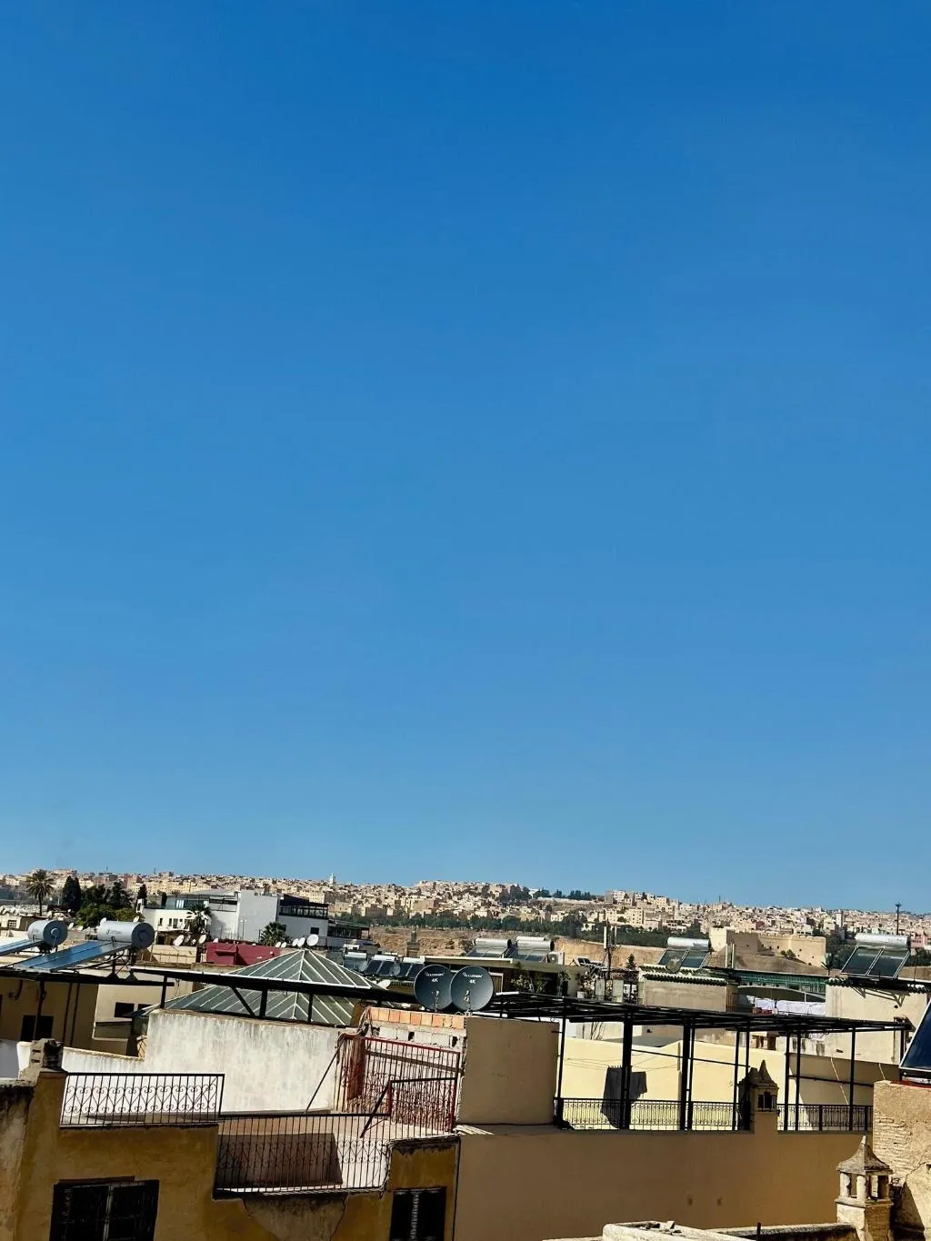 Terrace, Riad Damia, Fez