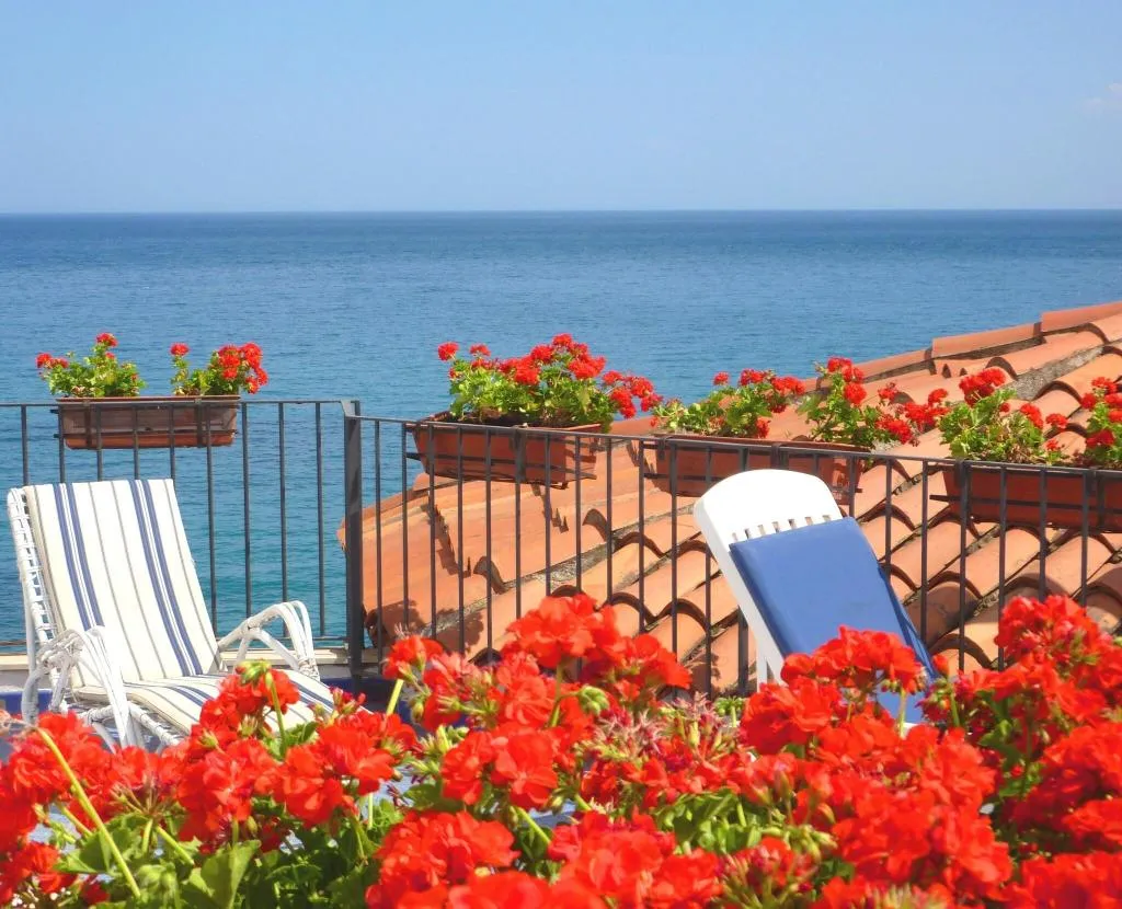 Terrace, Hotel Palladio, Taormina