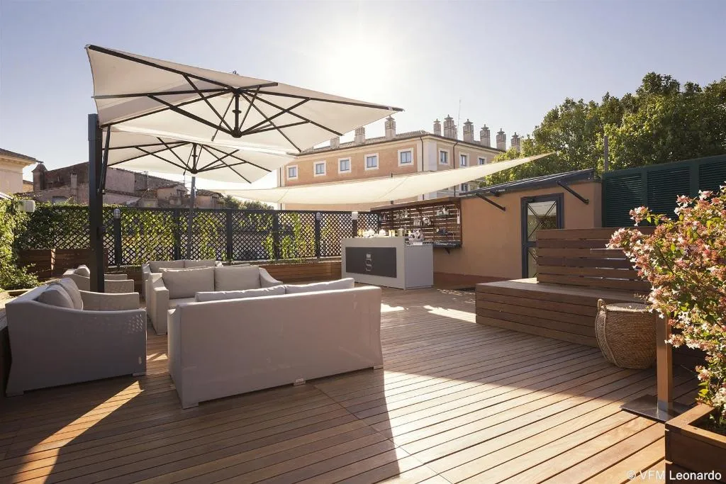 Terrace, Villa Spalletti Trivelli, Rome
