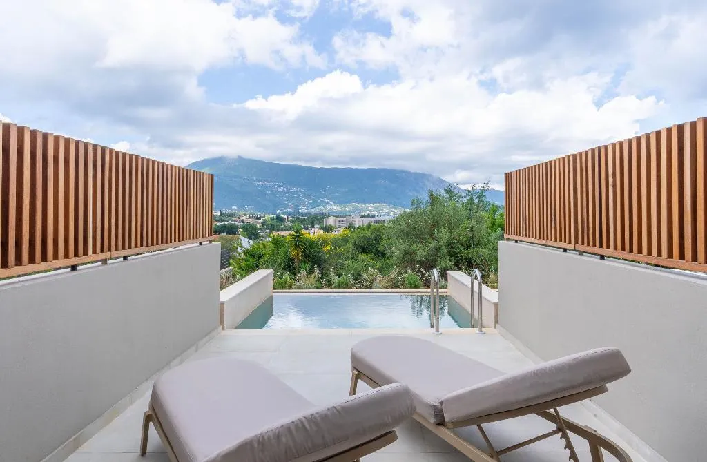 JUNIOR SUITE WITH PRIVATE POOL Room, Iolida Corfu Resort & Spa, Corfu