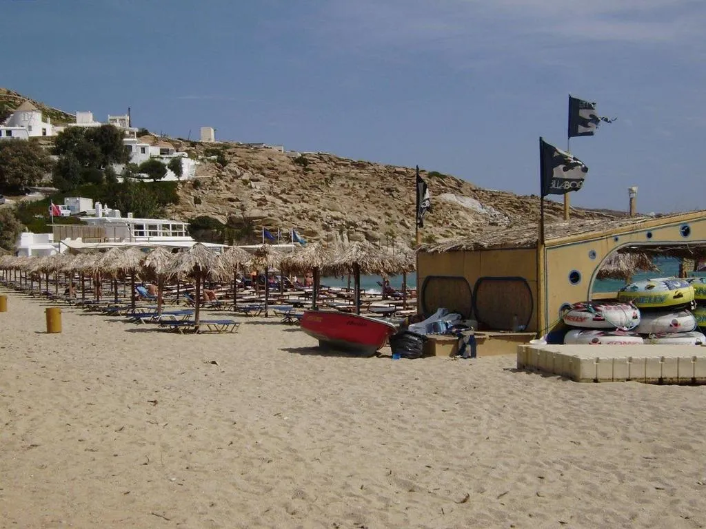 Terrace, Aphrodite Beach, Mykonos