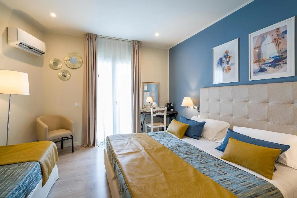 TRIPLE SEA VIEW WITH TERRACE Room, Hotel Rivage Taormina, Taormina