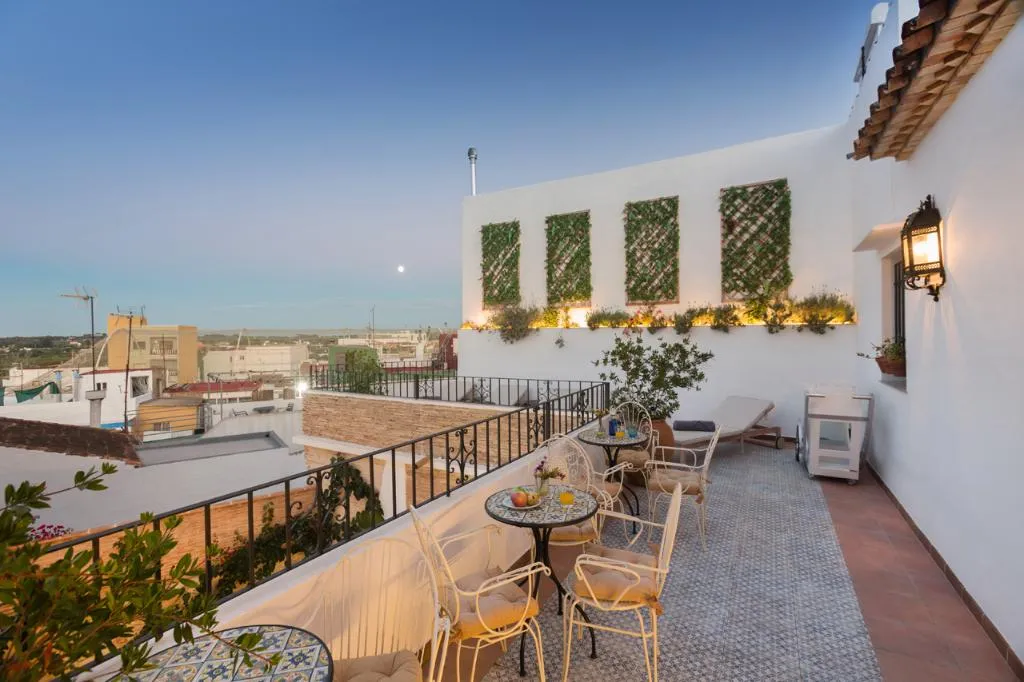 Terrace, Art boutique La Casona de las Flores, Costa Blanca