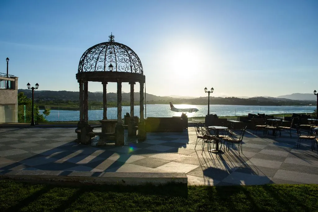 Terrace, The Royal Grand Hotel, Corfu