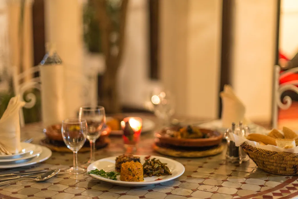 Restaurant, Riad Nasreen, Marrakech