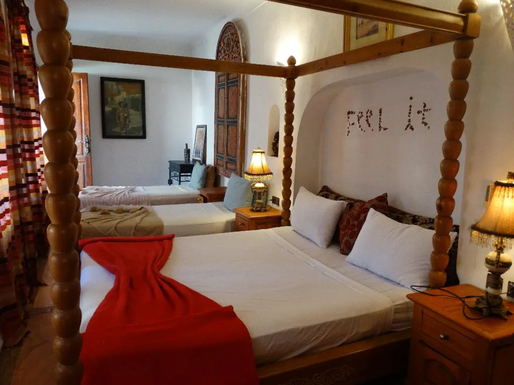 FAMILY ROOM TWO DOUBLE BEDS Room, Riad Dar El Bacha, Marrakech