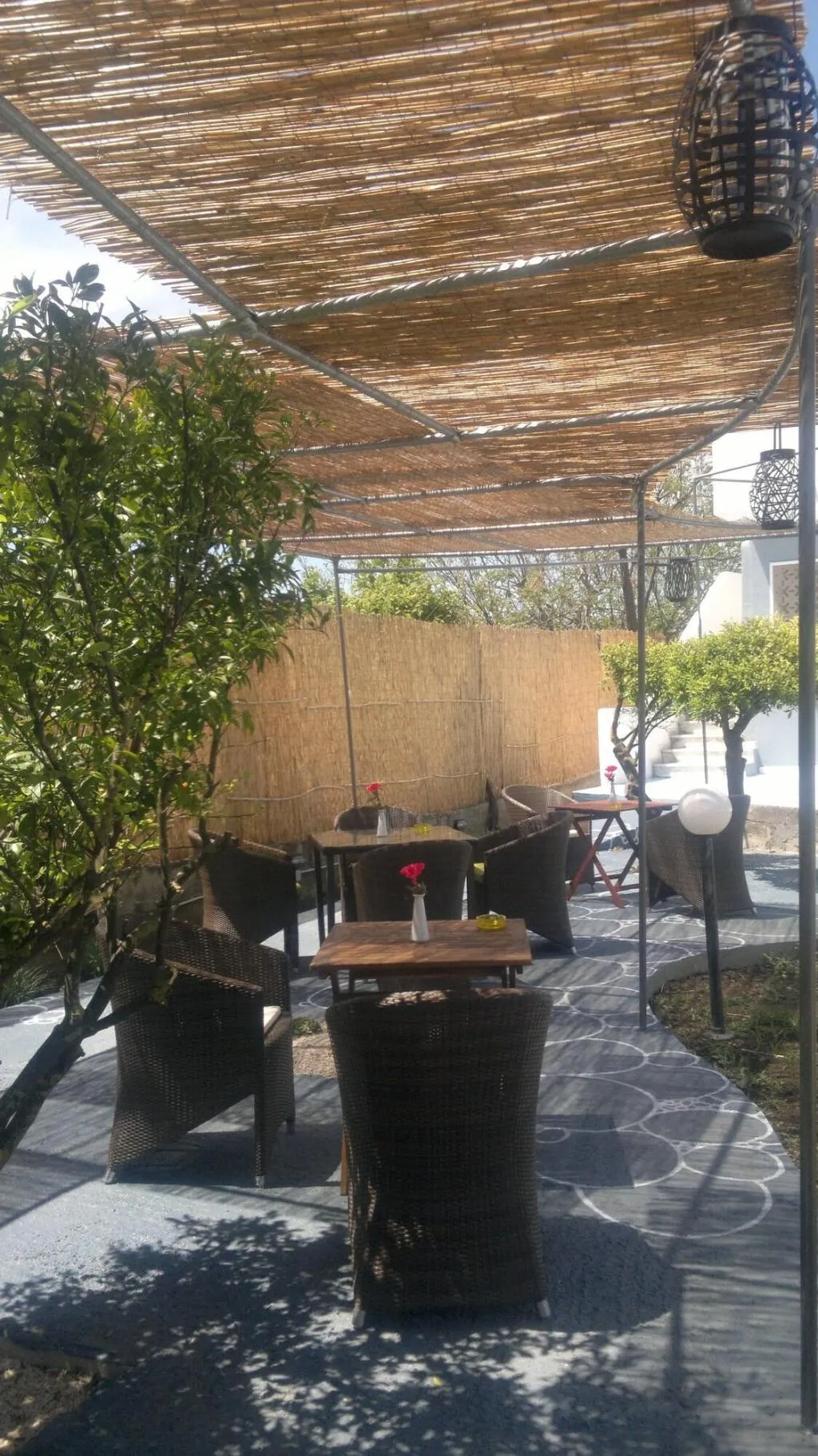 Terrace, Karmik Concept Pension, Rhodes