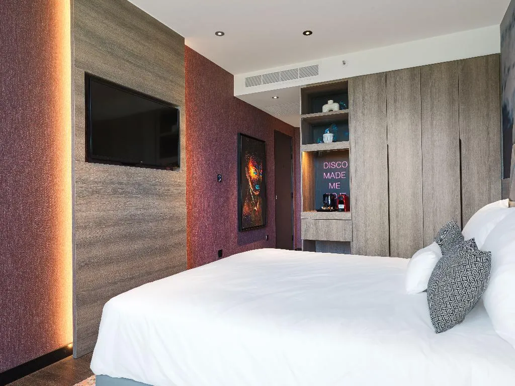 DOUBLE PARTIAL SEA VIEW Room, NYX Hotel Limassol, Cyprus