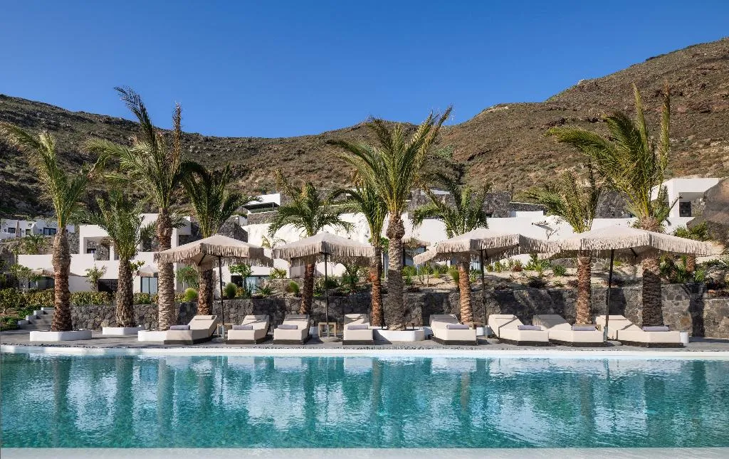 Pool, Palm Island Suites, Santorini