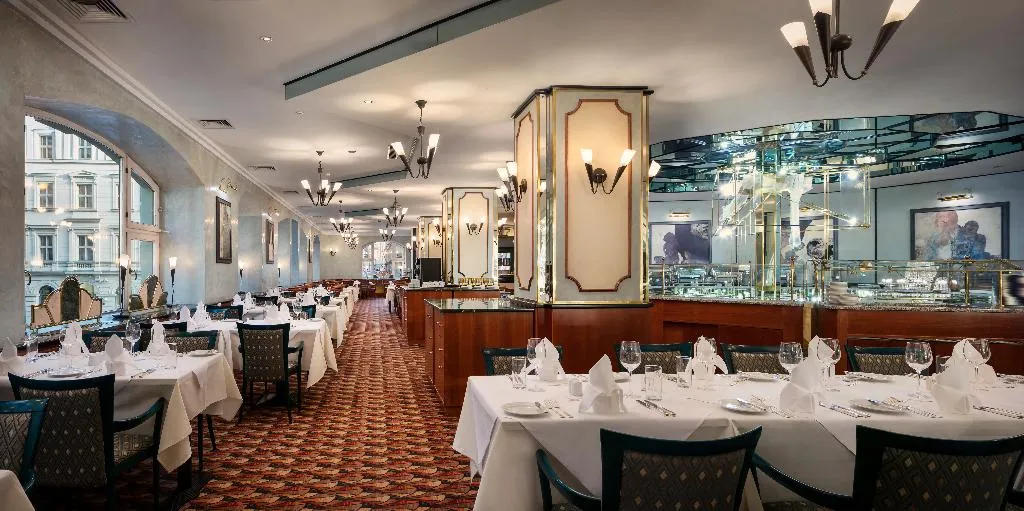 Restaurant, Art Nouveau Palace Hotel Prague, Prague
