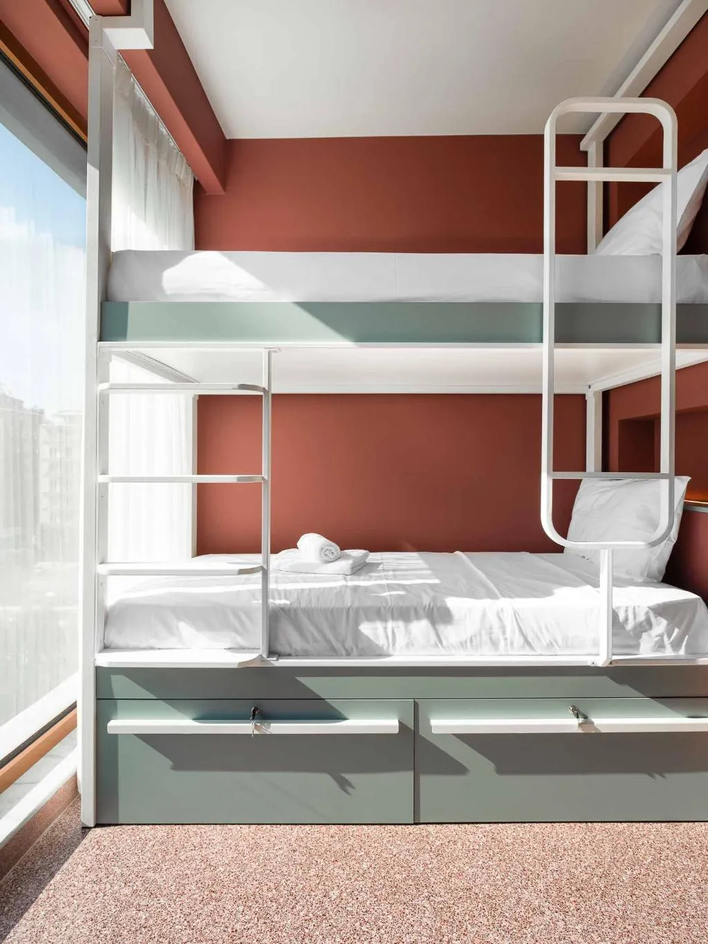 Bed in dormitory FEMALE ROOM Room, Zeus Is Loose, Halkidiki