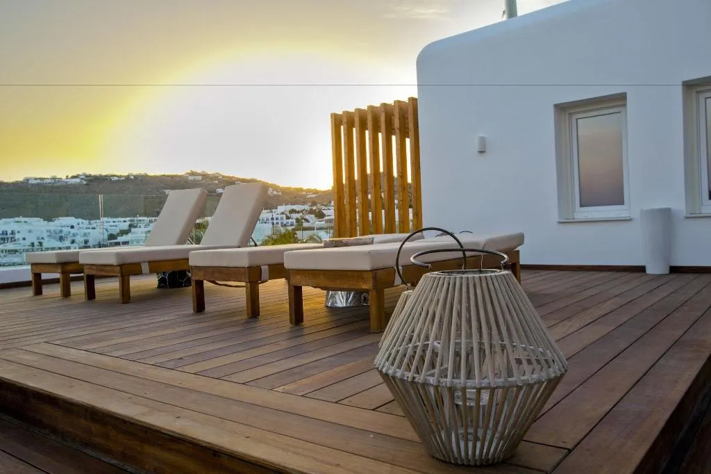 Terrace, Thalassa Boutique Hotel, Mykonos