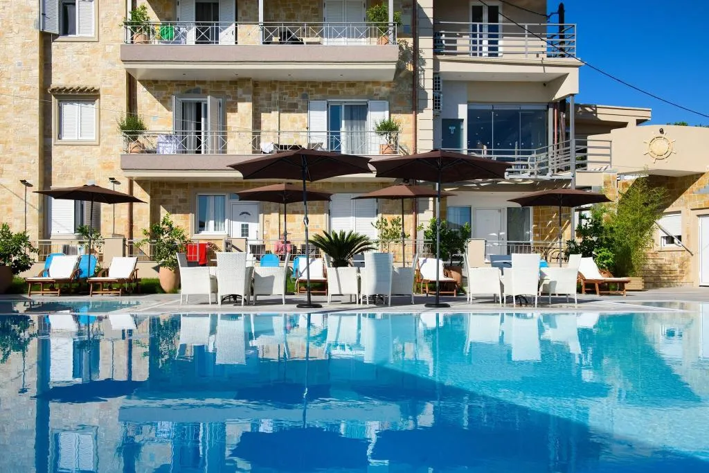 Terrace, Angelo Del Arte Estate, Corfu