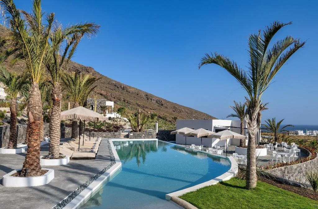 Pool, Palm Island Suites, Santorini