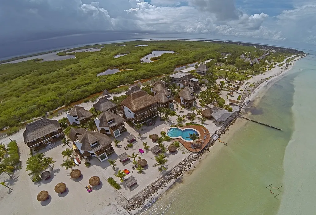 Beach, Villas Flamingos, Cancun Area