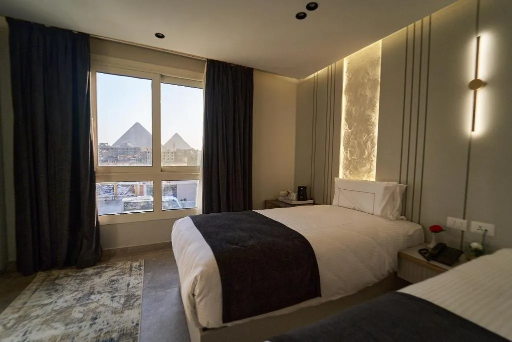 TWIN DELUXE TWO BEDS Room, Pyramids Charm Hotel, Cairo