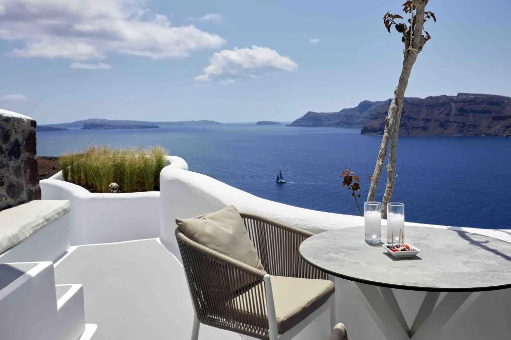 Terrace, Marizan Caves & Villas, Santorini, Santorini