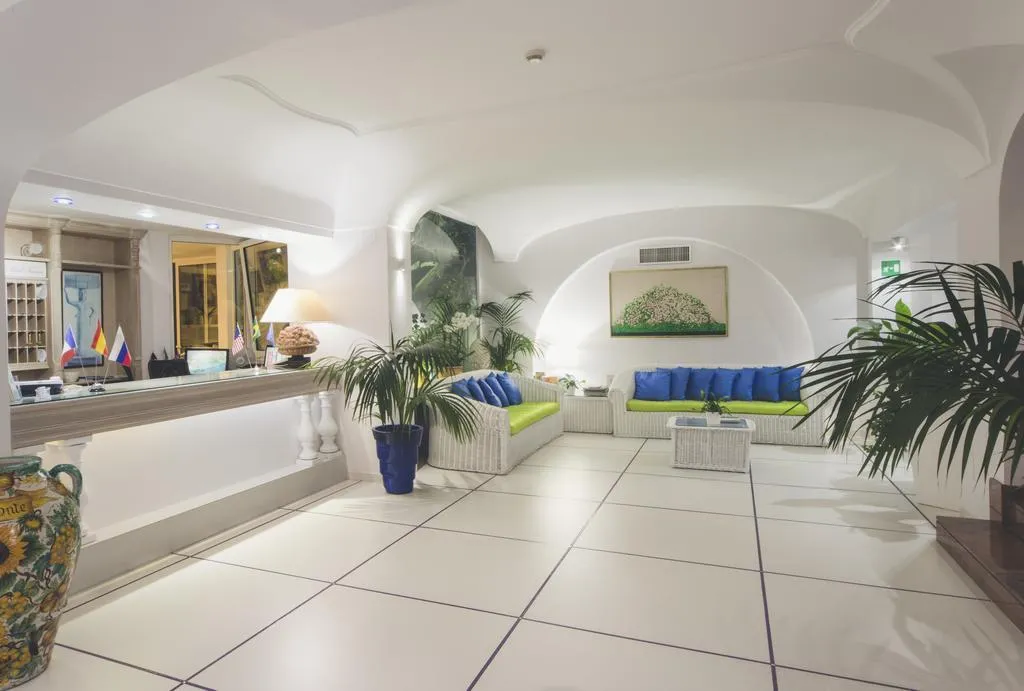 Lobby, Central Park Hotel Terme, Naples
