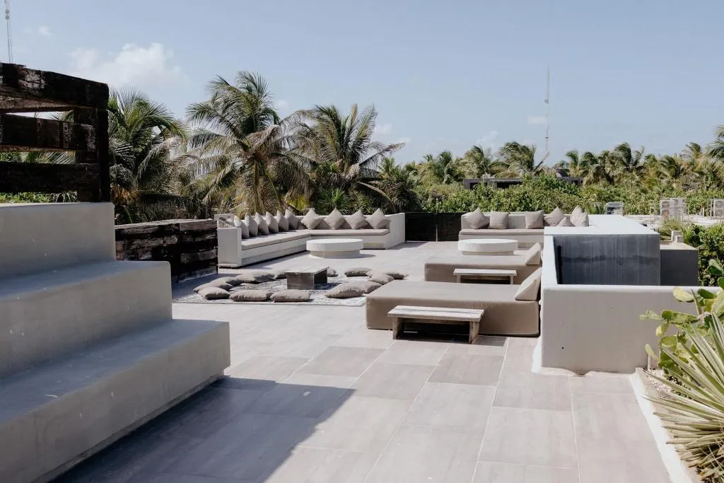 Terrace, Casa Malca, Cancun Area