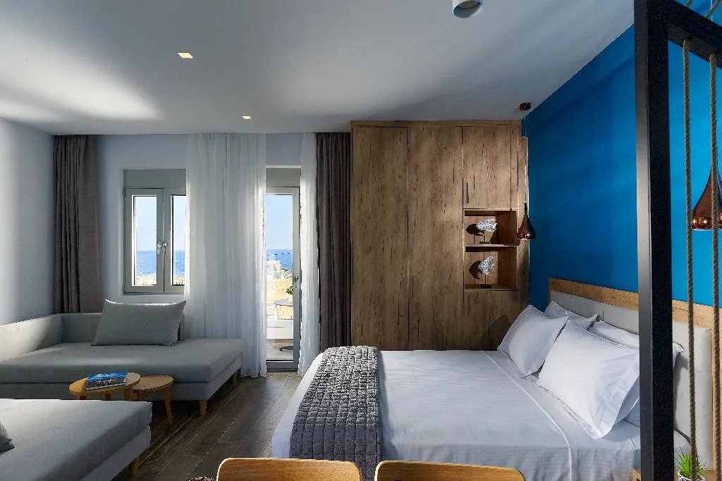 FAMILY ROOM SEA VIEW WITH BALCONY Room, Theasea Stylish Residence, Crete