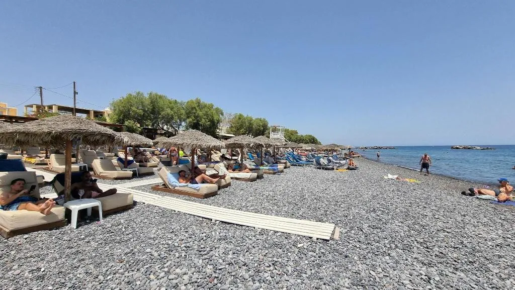 Restaurant, Nostos Beach, Santorini