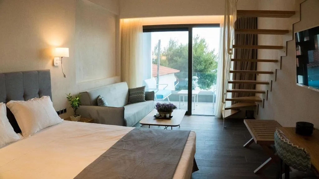 Room, Costa Domus Blue Luxury Apartments, Thessaloniki