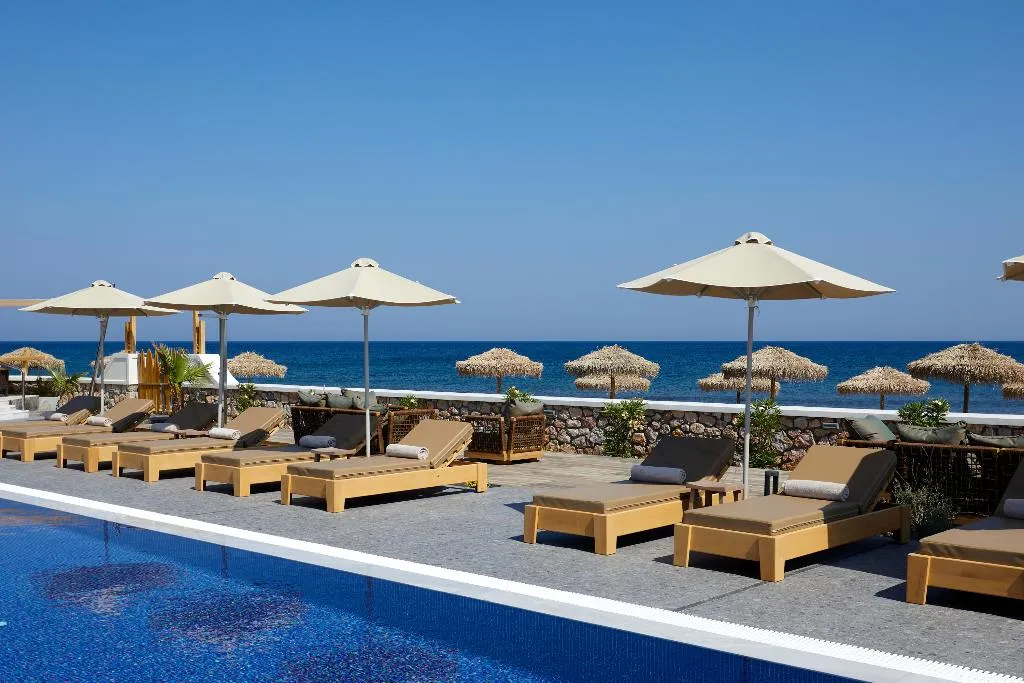General view, Sea Breeze Santorini Beach Resort, Curio Collectio, Santorini