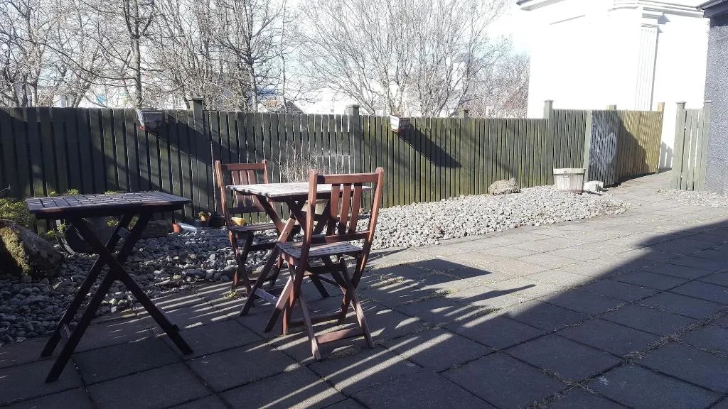 Terrace, Central Guesthouse Reykjavik, Reykjavik