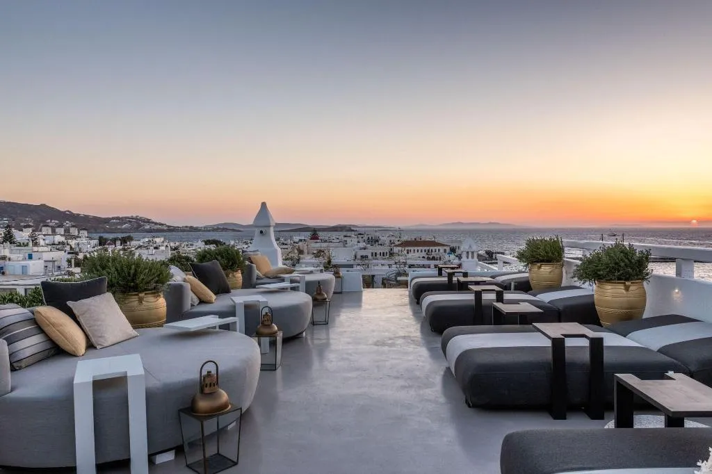 Terrace, The Townhouse Mykonos, Mykonos