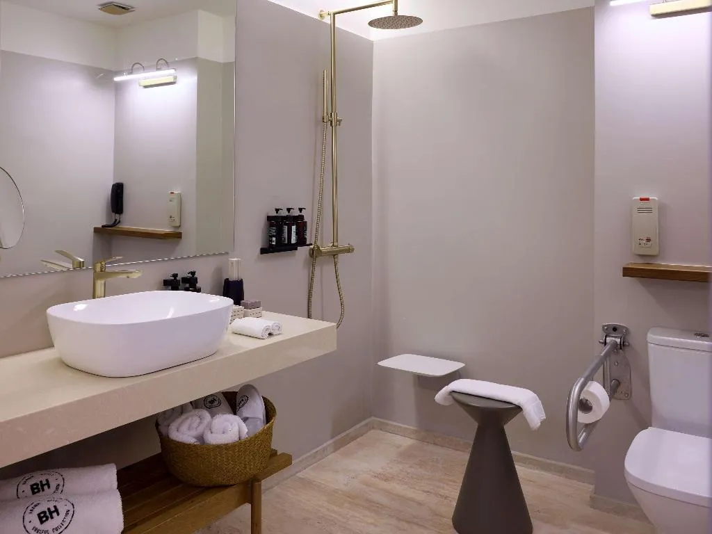 DOUBLE Accessible KING SIZE BED Room, Isla Brown Corinthia Resort & Spa, Curio Collect, Athens