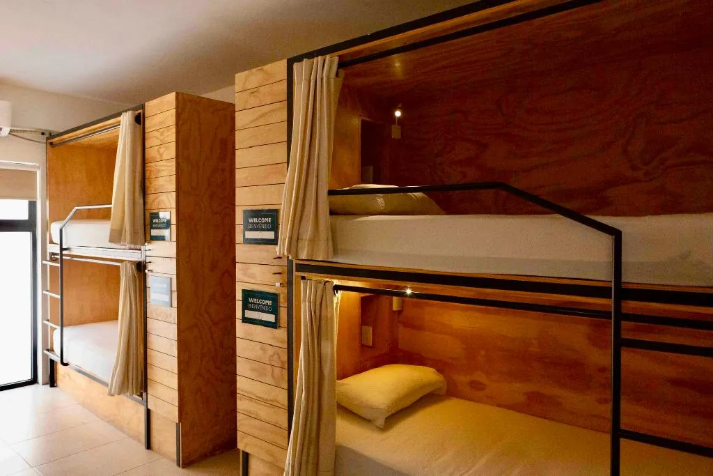 Bed in dormitory STANDARD Room, Nomads Hotel, Hostel & Rooftop Pool, Cancun Area