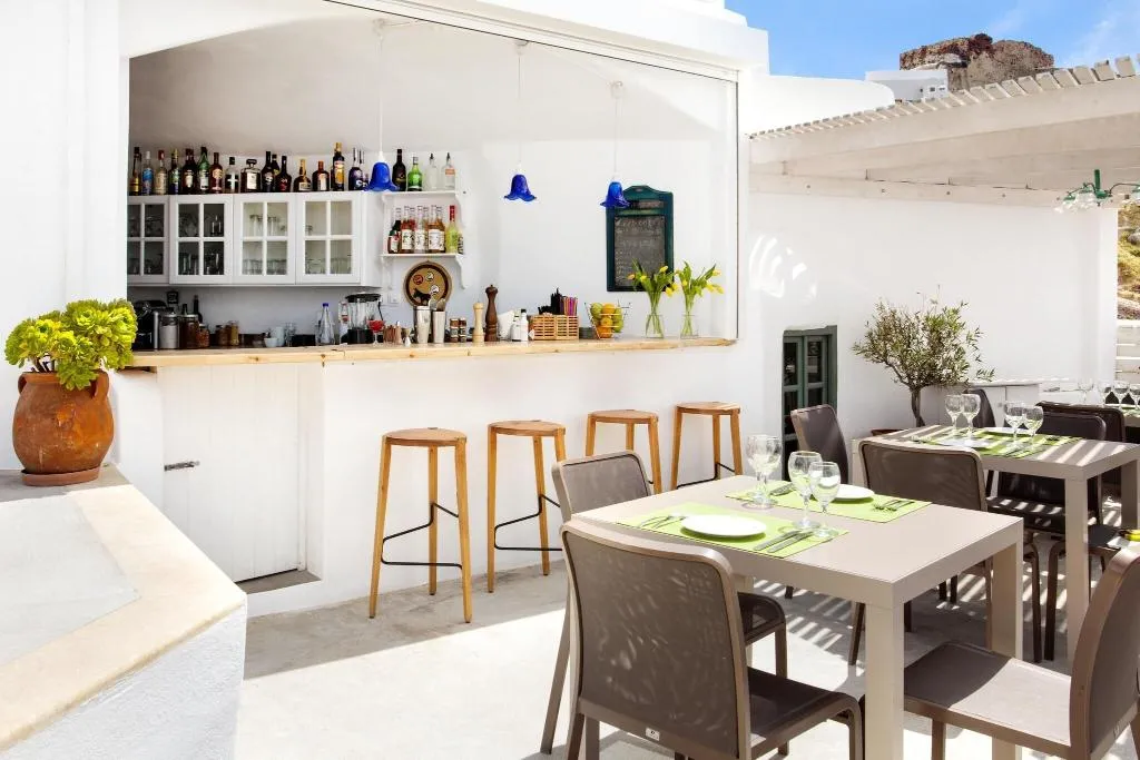 Bar, Esperas Houses Apartments, Santorini
