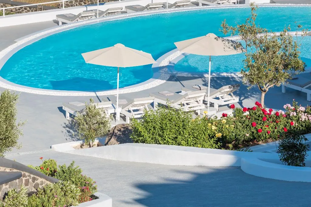 Pool, Amber Light Villas, Santorini