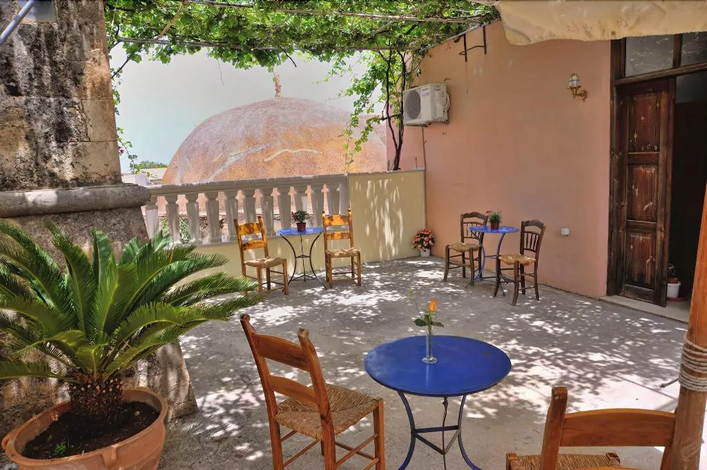 Terrace, Byzantine Hotel, Crete
