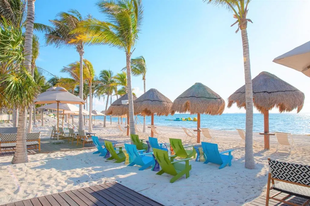 Beach, Villa Del Palmar All Inclusive Contemporary Splend, Cancun Area