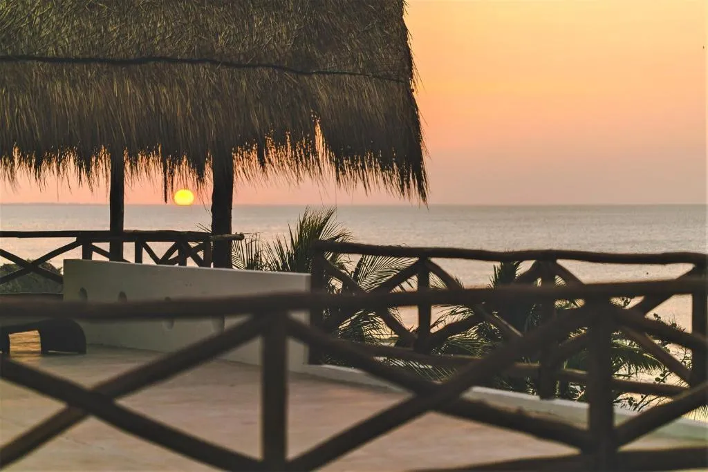 Terrace, La Puerta Azul Beachfront - Adults Only, Cancun Area