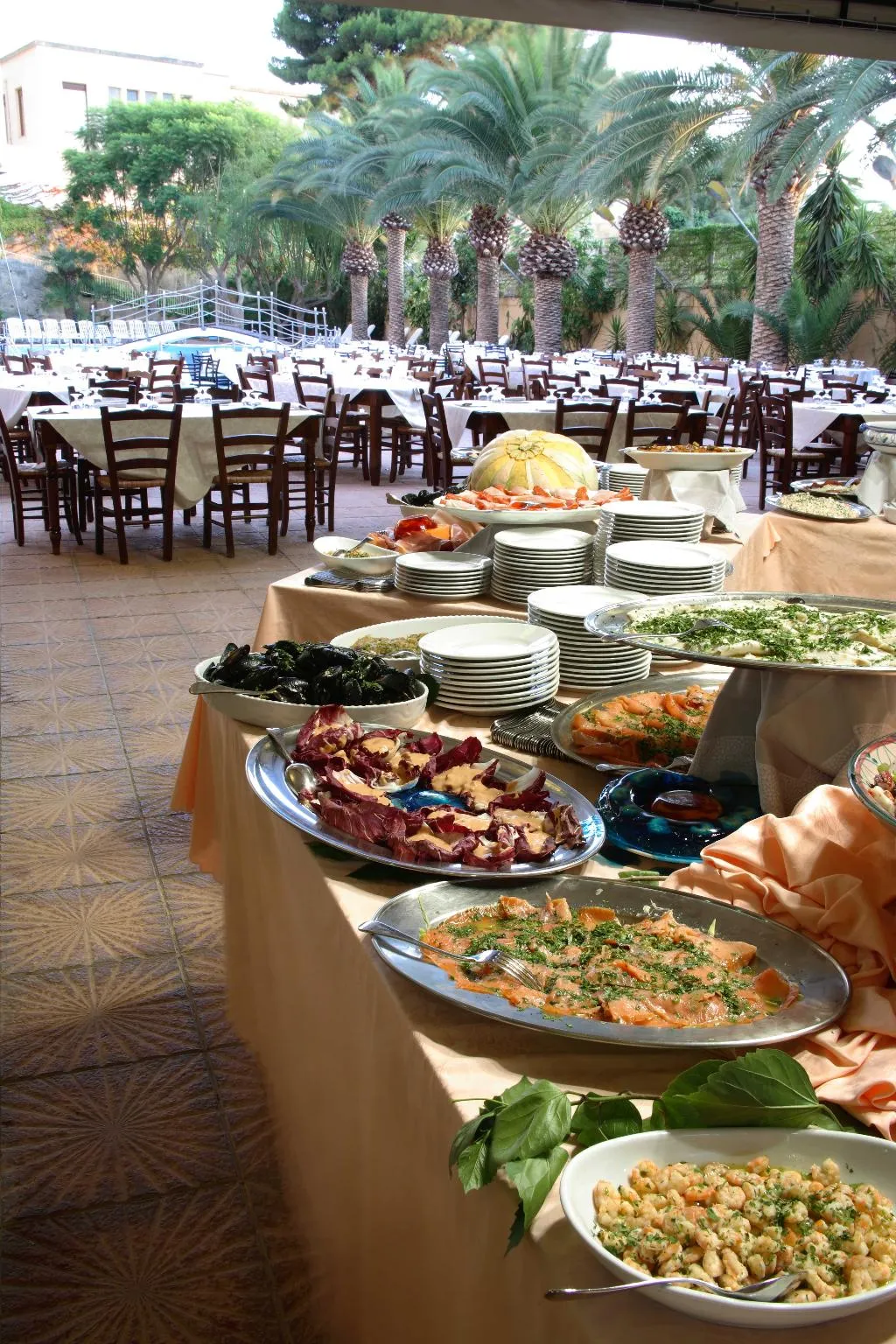 Restaurant, Hotel President, Palermo
