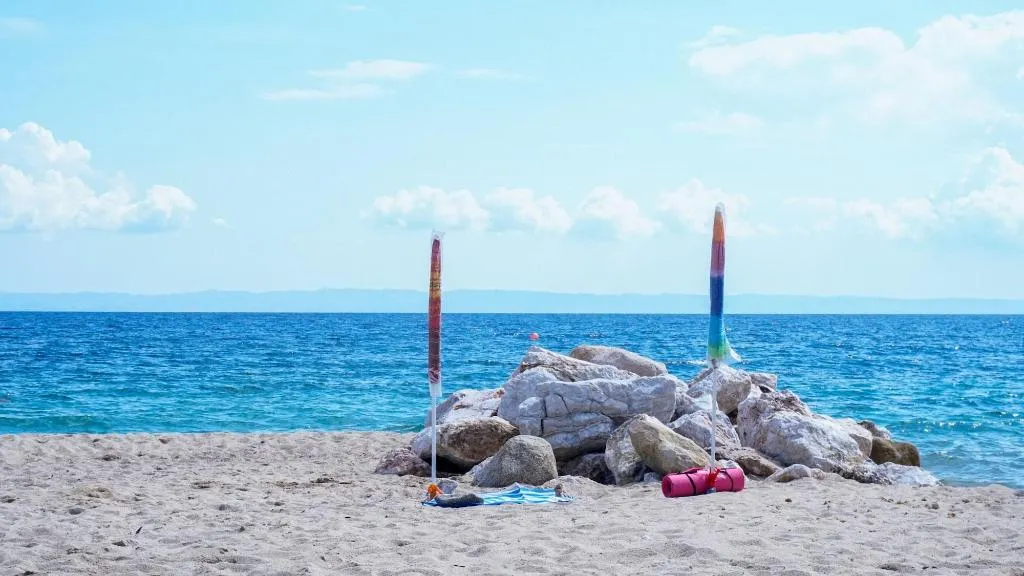 Beach, Costa Domus Blue Luxury Apartments, Thessaloniki