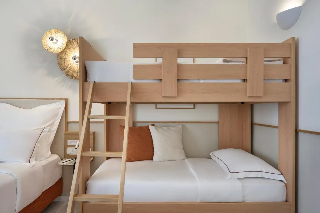 FAMILY ROOM BUNK BED Room, Brown Beach Chalkida Resort, Athens