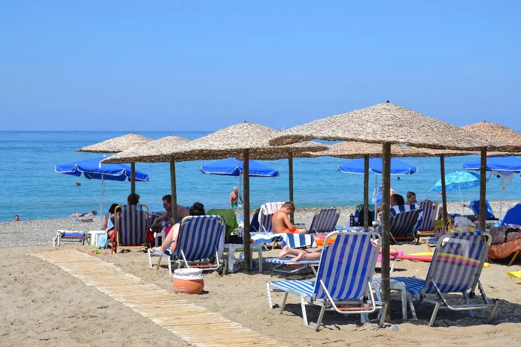 Beach, Galeana Beach Aparthotel, Crete