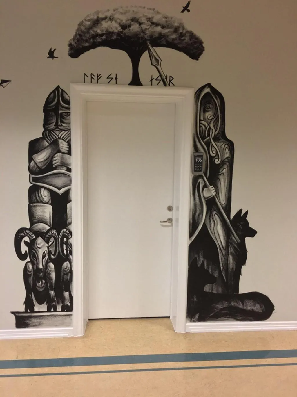 Lobby, Hostel B47, Reykjavik
