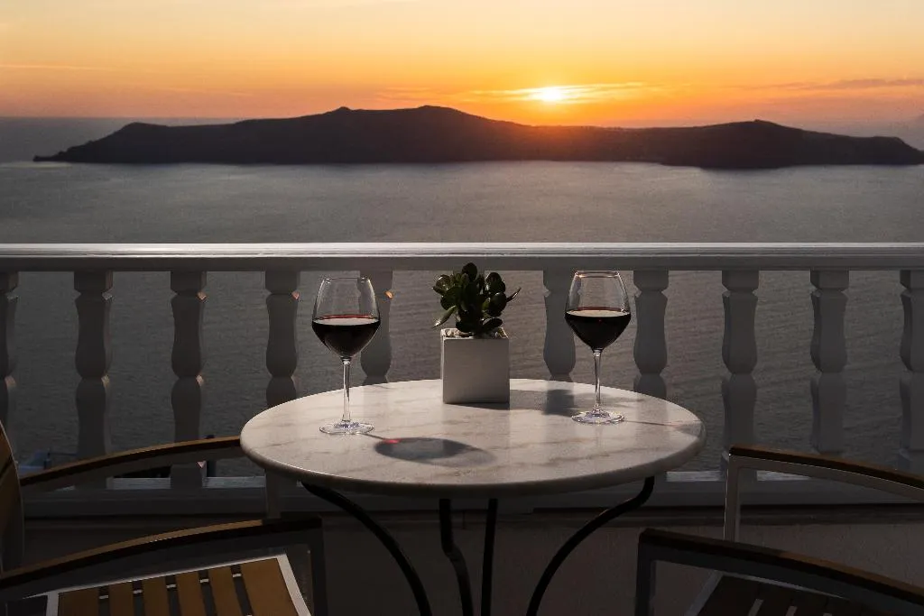 JUNIOR SUITE SEA VIEW WITH BALCONY Room, Nevma Suites, Santorini
