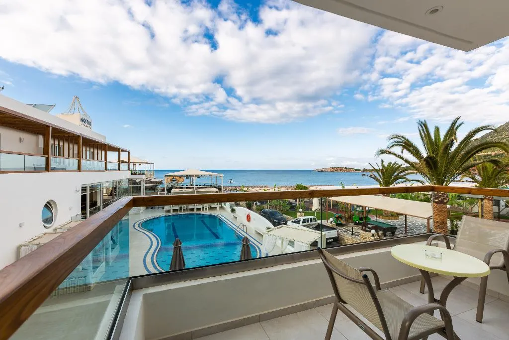 Double or Twin SEA VIEW Room, Nostos Beach Boutique Hotel, Crete