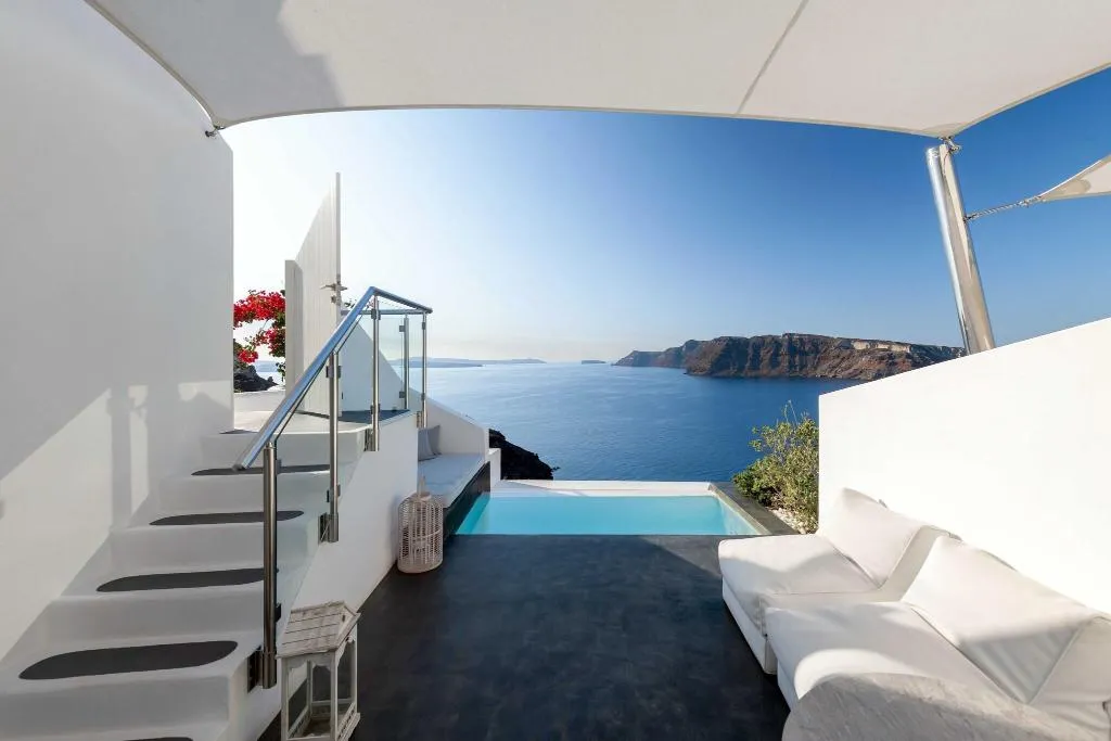 Terrace, Marizan Caves & Villas, Santorini, Santorini