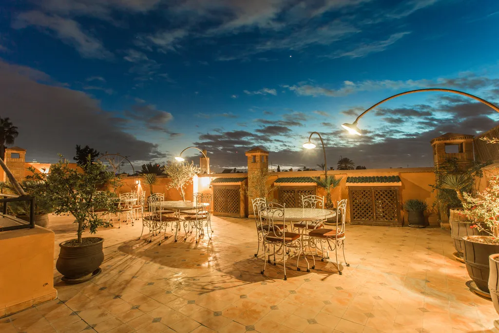Terrace, Riad Nasreen, Marrakech